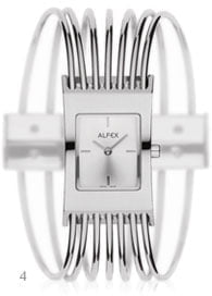 4. Zegarek na cienkich bransoletkach 5580-001 (Alfex, 750 zł)