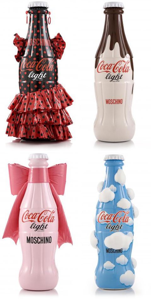 AKCJA CHARYTATYWNA  MOSCHINO UBIERA COCA-COLĘ