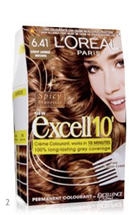 2. Trwała farba koloryzująca włosy w 10 minut Excell 10