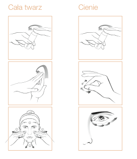 nakładanie podkładu w sztyfcie