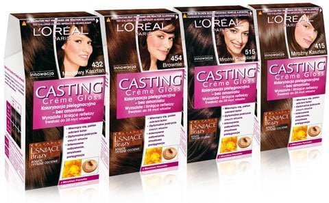Kolekcja Casting Creme Gloss Lśniące Brązy (L