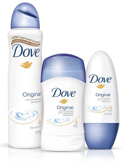 antyperspiranty Dove Original