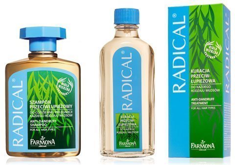 Radical, szampon przeciwłupieżowy, kuracja przeciwłupieżowa, Farmona