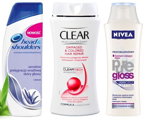 szampony przeciwłupieżowe, Head & Sholuders, Clear, Nivea 