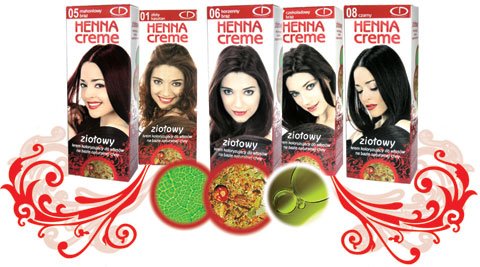 Henna Creme, farbowanie włosów henną