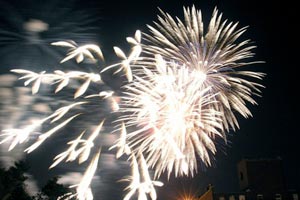 fajerwerki, Dwór Oliwski