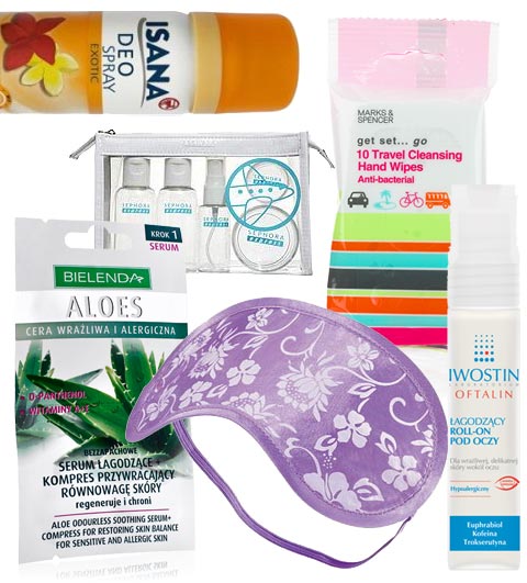 mini produkty na podróż