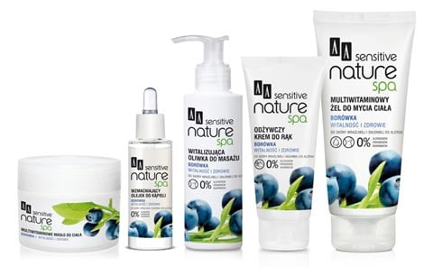 AA Sensitive Nature Spa Oceanic, borówka