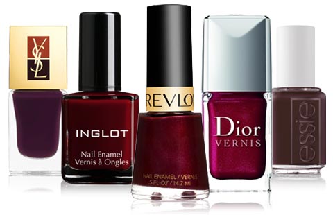 bordowe lakiery do paznokci