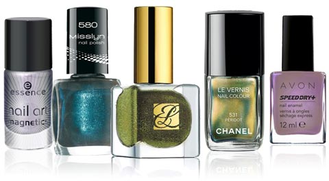 metaliczne lakiery do paznokci