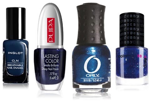 niebieskie lakiery do paznokci