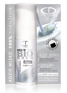 Biokrem Delia na dzień, kozie mleko