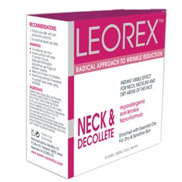 Leorex Neck & Decolette, maska liftingująca, Abacosun