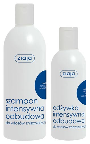 Ziaja, szampon, odżywka, regeneracja włosów