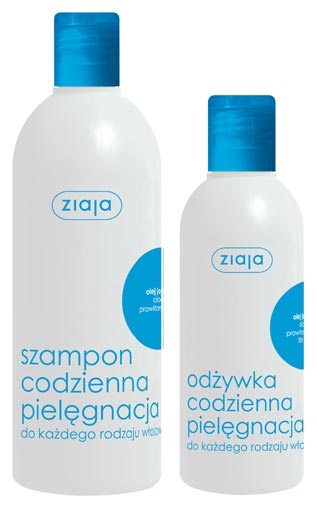Szampon odżywka Ziaja, pielęgnacja włosów
