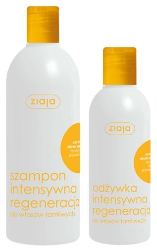 Ziaja, szampon, odżywka, włosy łamliwe, regeneracja włosów