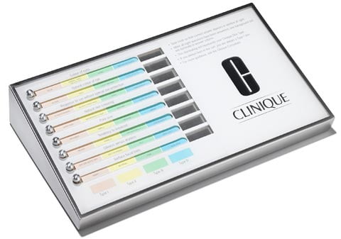 Clinique iPad Apple, diagnoza skóry, komputerek Clinique
