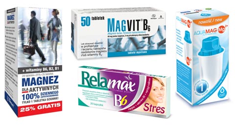 magnez, Relamax, Megavit, Magnez dla aktywnych