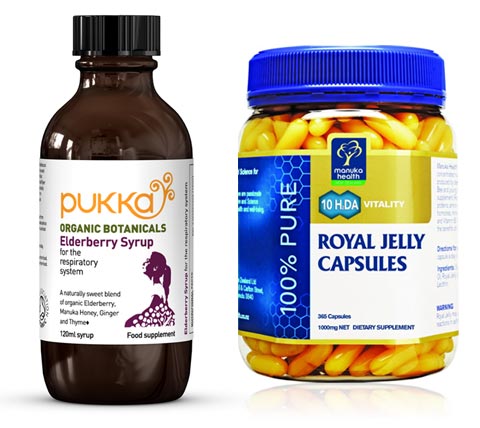 miód, syrop pukka, kapsułki miodowe