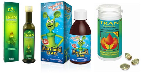 tran, tran dla dzieci, tran dla dorosłych