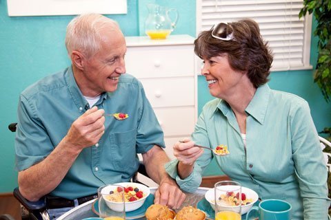 śniadanie, prezent na dzień babci i dziadka