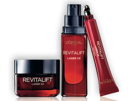 Andie Macdowell, Revitalift Laser X3, laser CO2