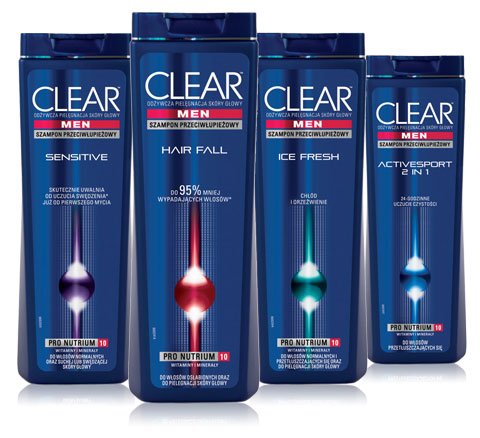Clear Men szampony