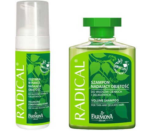Farmona, szampon nadający objętość, odżywka nadająca objętość
