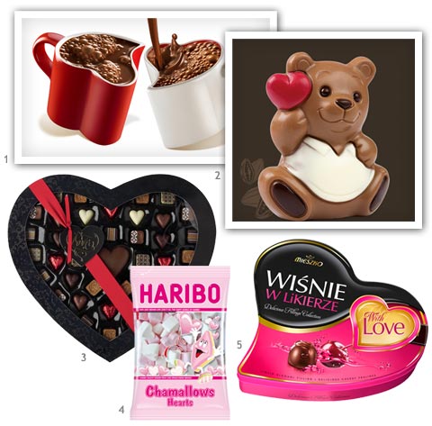 jedzenie na walentynki