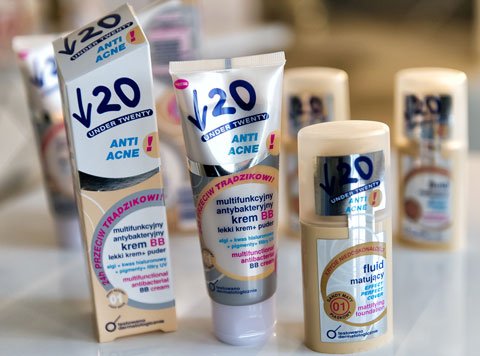 Under Twenty BB krem, Effect Perfect Cover fluid