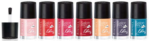 Kate Moss Rimmel lakiery do paznokci Salon Pro z Lycrą