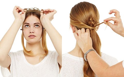 koński ogon krok po kroku