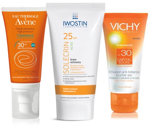 anti-aging, kosmetyki przeciwsłoneczne, ochrona słoneczna, SPF, kremy na trądzik