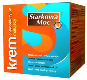 Barwa Siarkowa Moc krem antybakteryjny matujący