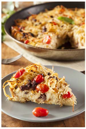 pizza z makaronu