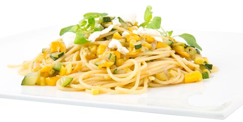 spaghetti z cukinią