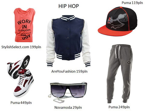 stylizacja hip hop