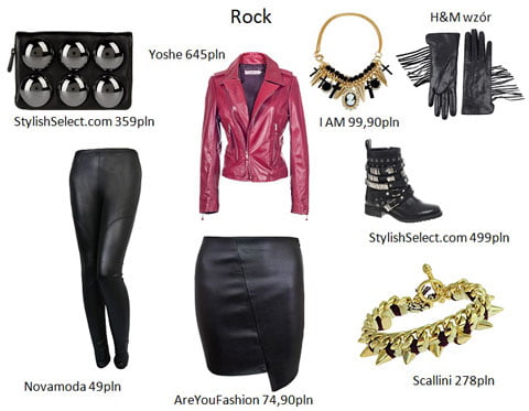 stylizacja rockowa
