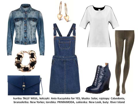 denim, dżinsowe stylizacje