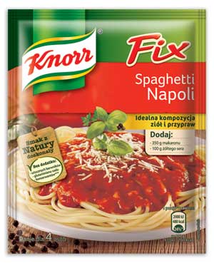 przyprawa do spaghetti, Knorr