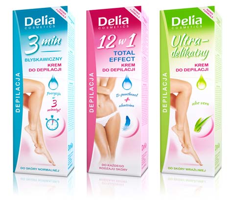 Delia, kremy do depilacji