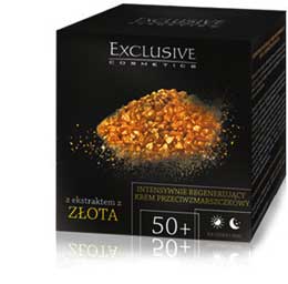 krem ze złota, Exclusive Cosmetics, kremy Świt Pharma