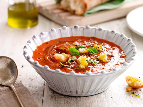 zupa z bazylią, zupa pomidorowa