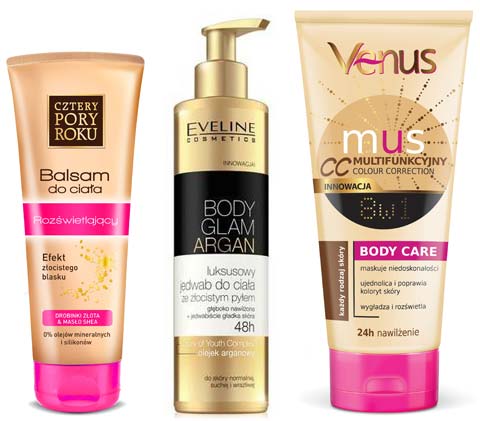 balsamy rozświetlające