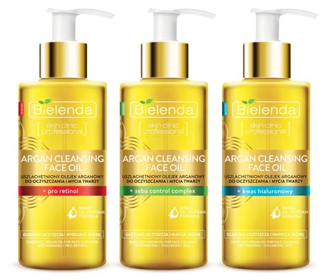 olejki do mycia twarzy, olejki Bielenda