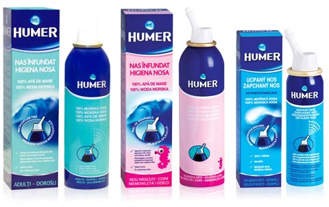 Humer, spray do nosa, woda morska do nosa