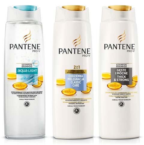 Pantene szampony, antyoksydanty w szamponach