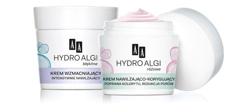 AA Hydro Algi, kremy AA, kremy Oceanic, kosmetyki z algami, testy kosmetyków