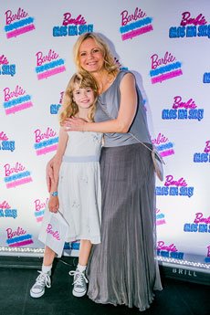 Olga Borys z córką