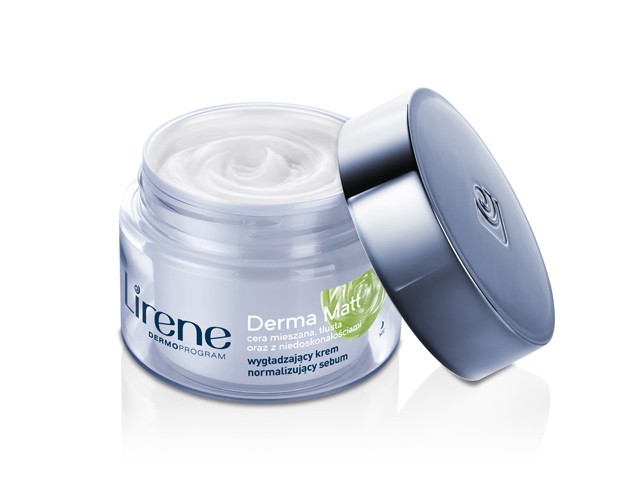 wygladzajacy_krem_normalizujacy_sebum Lirene DermaMat, wygładzający krem normalizujący sebum